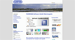Desktop Screenshot of fuhrpark-software.de